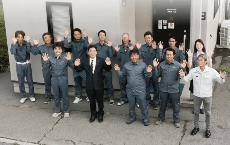 株式会社中沢塗装社員の集合写真